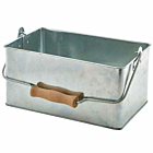 Galvanised Steel Rectangular Table Caddy 24.5x15.5x12.5cm