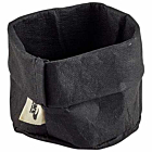 Black Washable Paper Bag 7 Dia x 6cm (H)