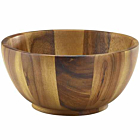 Acacia Wood Bowl 20Dia x 10cm