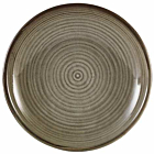 Terra Porcelain Grey Deep Coupe Plate 21cm