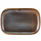 Terra Porcelain Rustic Copper Rectangular Plate 29 x 19.5cm