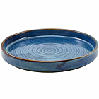 Terra Porcelain Aqua Blue Presentation Plate 26cm