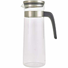 Glass Water Jug With Stainless Steel Lid 1.5L/52.5oz