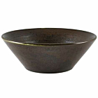 Terra Porcelain Black Conical Bowl 14cm