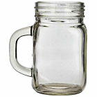 Genware Glass Mason Jar 43.5cl / 14.7oz