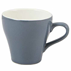 Genware Porcelain Grey Tulip Cup 9cl/3oz