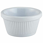 Ramekin 2oz Fluted White