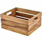 Acacia Wood Box/Riser GN 1/2