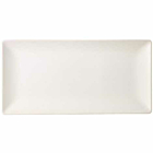 Luna Stoneware White Rectangular Plate 30 x 15cm/12 x 6"