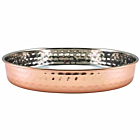 GenWare Hammered Copper Plated Presentation Plate 20cm