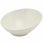 White Melamine Slanted Buffet Bowl 30X29X13cm