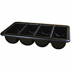 Cutlery Tray/Box 1/1 Black 13" X 21"