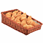 Wicker Display Basket 40X25X12cm - 6cm Front