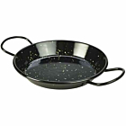 Black Enamel Miniature Paella Pan 15cm