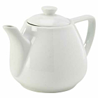 Genware Porcelain Contemporary Teapot 45cl/16oz