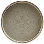 Terra Porcelain Grey Low Presentation Plate 18cm