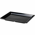 Black Melamine Platter GN 1/2 Size 32 X 26cm