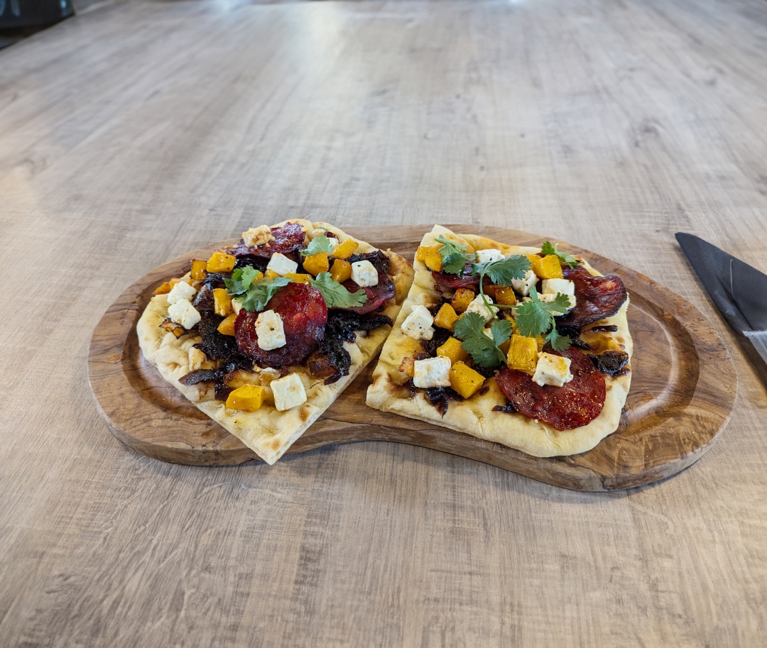 Chorizo & Butternut Squash Flatbread